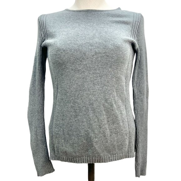 Relativity Sweater Womens Small Gray Long Sleeves - Picture 1 of 8